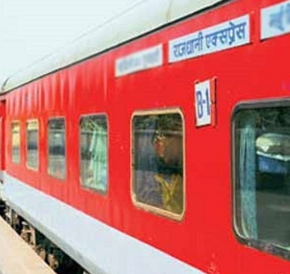 Rajdhani Exp. in india