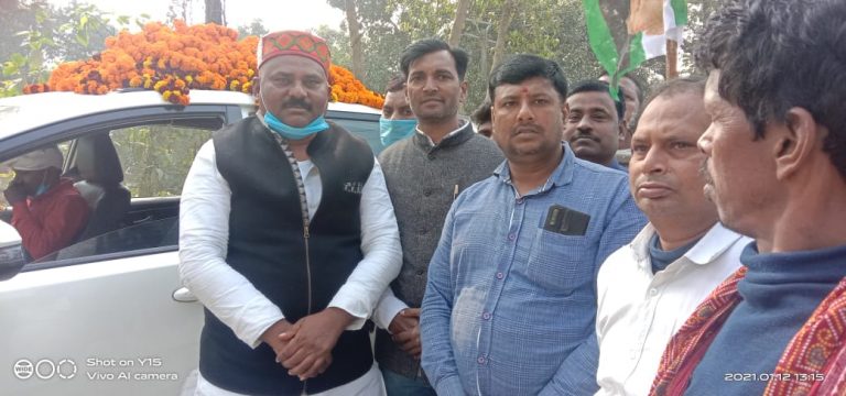 जदयू प्रदेश अध्यक्ष उमेश कुशवाहा का बिदुपुर प्रखंड मे गर्मजोशी के साथ कार्यकर्ताओं ने किया स्वागत।