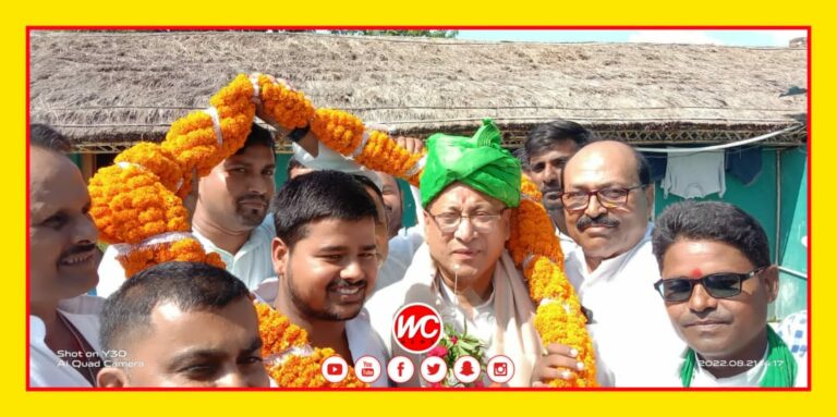 WC News | राजद आपदा प्रबंधन के प्रदेश महासचिव आदर्श कुमार सिंह उर्फ राजा ने उद्योग को किताब-कलम एवं फूल से किया भव्य स्वागत