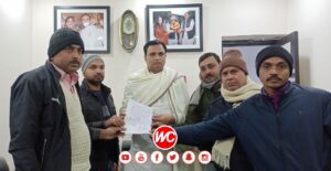 8 सूत्री मांगों को लेकर वर्तमान विधायक व पूर्व विधायक से मिले जन वितरण प्रणाली विक्रेता